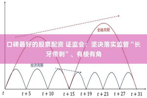 口碑最好的股票配资 证监会：坚决落实监管“长牙带刺”、有棱有角